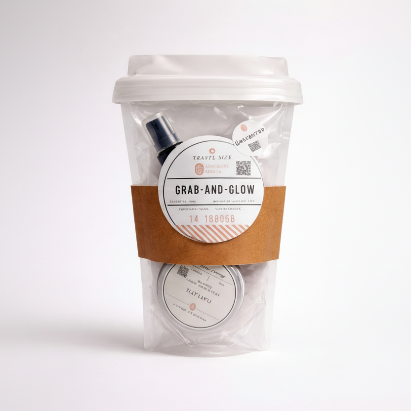 Stay-Over Essentials — Travel Hydration & Skin Repair Duo