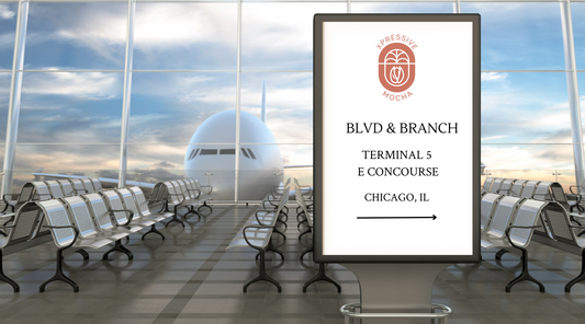 Exciting News! Find Us at BLVD & BRANCH in O'Hare Airport Terminal 5!