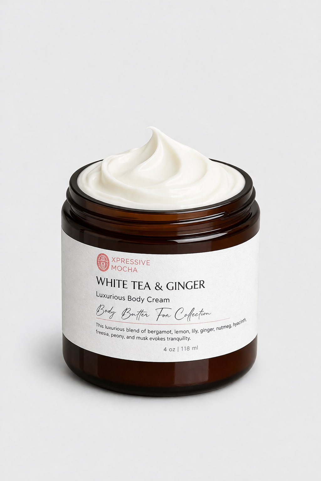 Manteca corporal de té blanco y jengibre