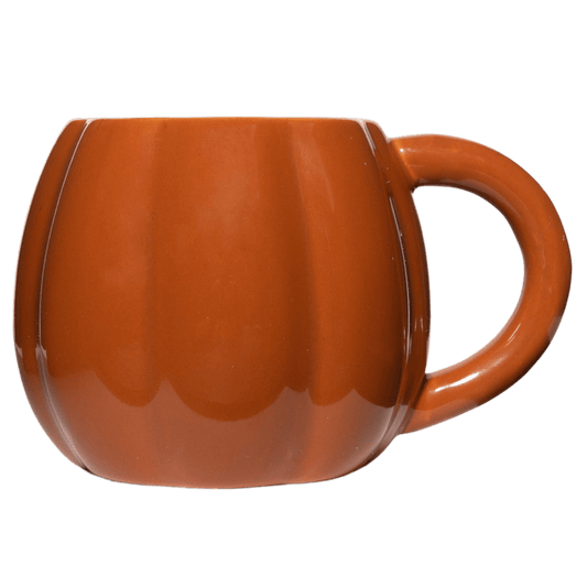 Orange Pumpkin 19oz. Figurine Coffee Mug
