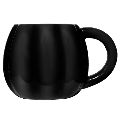 Black Pumpkin 19oz. Figurine Coffee Mug