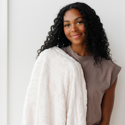 PATTERNED FAUX FUR XL THROW BLANKETS