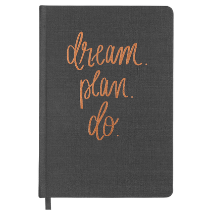 Dream Plan Do Fabric Journal