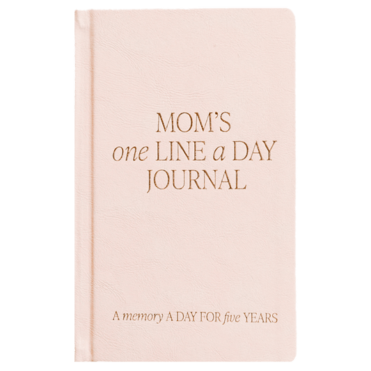 Mom's One Line A Day Leather Journal