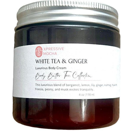 White Tea and Ginger Body Butter - Xpressive Mocha Body Butter Café